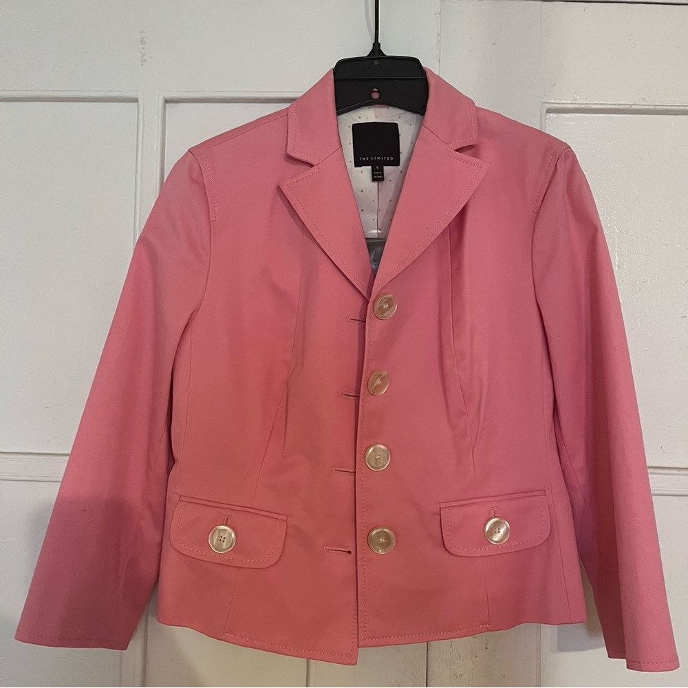 Pink Women's Jacket by The Limited